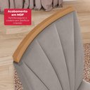 Ver mais imagens de Conjunto Sala de Jantar Mesa Easy Pop 170x90cm Tampo Mdf com 6 Cadeiras Confort Veludo Liso