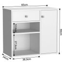 Ver imagem 4 de Armário Multiuso 1 Porta 1 Gaveta Ravena