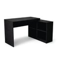 Ver imagem 3 de Mesa Gamer Escrivaninha B24 4 Nichos 180cm Preto Ff
