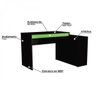 Mesa Gamer Escrivaninha 4 Nichos B24 - 5
