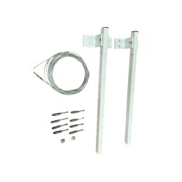 Varal de Parede + Cabo Resistente 5m: Brilhante - 6