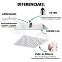 Ver imagem 3 de Ducha Chuveiro Quadrado 25x25 C/ Acabamento Registro Padrão Docol C42