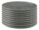 Ver imagem 1 de Kit 10 Pratos Rasos de Pedra Sabão 15 cm
