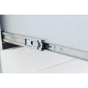 Ver imagem 2 de Bancada Ilha Cozinha Gourmet Americana C/ 2 Portas e 3 Gavetas 145cm Cinza - Henn