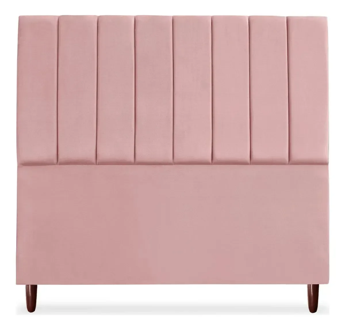 Cabeceira de Cama Box Carla Casal King 195 Cm Suede Rosa do Lar Móveis e Decoração