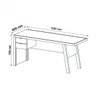 Mesa para Escritório 163cm 2 Gavetas Me4122  - 4