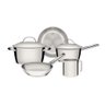 Jogo de Panelas Tramontina Allegra em Aço Inox com Fundo Triplo 5 Peças Tramontina - 1