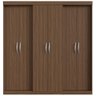 Guarda-Roupa Casal 6 Portas Édez Zen 2m, Nogueira - 3
