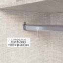 Ver imagem 7 de Guarda-Roupa Casal 6 Portas Édez Zen 2m, Nogueira