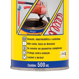 Plasti Film Emborrachamento a Frio (vermelho) 500 Ml Quimatic Tapmatic - Kit com 6 - 5