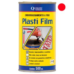 Plasti Film Emborrachamento a Frio (vermelho) 500 Ml Quimatic Tapmatic - Kit com 6 - 1