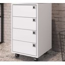 Ver imagem 4 de Gaveteiro 4 Gavetas Office 