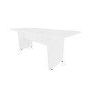 Ver imagem 4 de Mesa de Escritório 2,00m 1 Cx de Tomada Pé Painel Angular F5