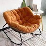 Nut Chair: Terracota Poltrona de Balanço com Estrutura Robusta e Almofada Removível - 3