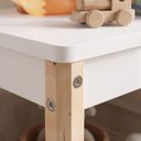 Ver imagem 5 de Mesa de Cabeceira Arredus em Madeira Maciça e MDF 33x45,3cm Branco