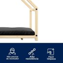 Ver imagem 5 de Cama Casinha Pet com Almofada Pardo CabeCasa MadeiraOriginals