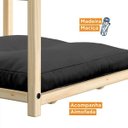 Ver imagem 6 de Cama Casinha Pet com Almofada Pardo CabeCasa MadeiraOriginals