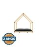 Cama Casinha Pet com Almofada Pardo CabeCasa MadeiraOriginals - 4