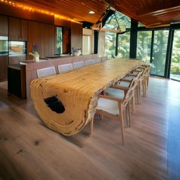 Mesa de Jantar Cascata Pequia 330x100 (10 Lugares de 50cm) - 3