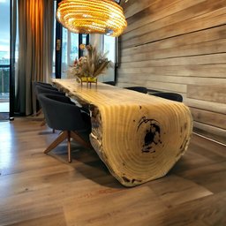 Mesa de Jantar Cascata Pequia 330x100 (10 Lugares de 50cm) - 4