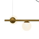 Ver imagem 2 de Luminaria Pendente Century Metal Dourado Brilhante Spotline