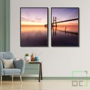 Ver imagem 2 de Quadros Tela Canvas Urbano Ponte Vasco Da Gama Lisboa Luxo:Preta