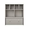 Estante Nicho Organizador de Brinquedos Infantil em Mdf Plancasa:cinza Cristal - 4