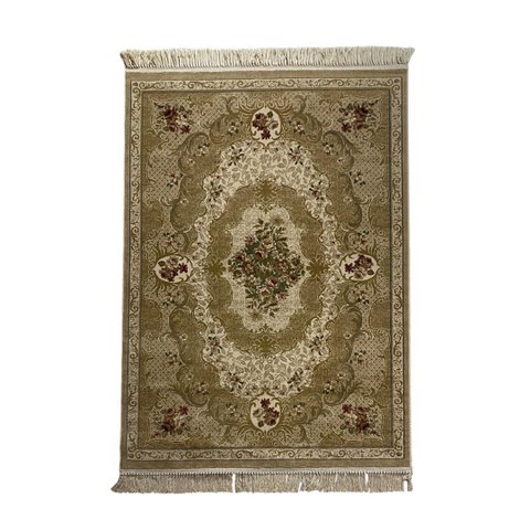 Tapete Persa Bege Ideal para Quarto e Sala 133x190