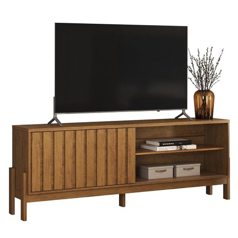 Rack TV 75 pol. 188cm 1 Porta Canela Z30- Mpozenato