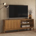 Ver imagem 2 de Rack TV 75 pol. 188cm 1 Porta Canela Z30- Mpozenato