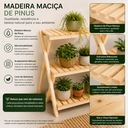 Ver imagem 2 de Prateleira Tripla Vertical para Plantas e Decorações Oferta Technox