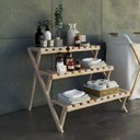 Ver imagem 5 de Prateleira Tripla Vertical para Plantas e Decorações Oferta Technox