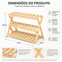 Ver imagem 7 de Prateleira Tripla Vertical para Plantas e Decorações Oferta Technox
