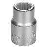 Soquete Estriado em Aço Cromo Vanádio 17 Mm - Encaixe 3/4 Tramontina - 1