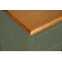 Ver imagem 7 de Mesa de Cabeceira Luis Xv 3 Gavetas - Verde-militar