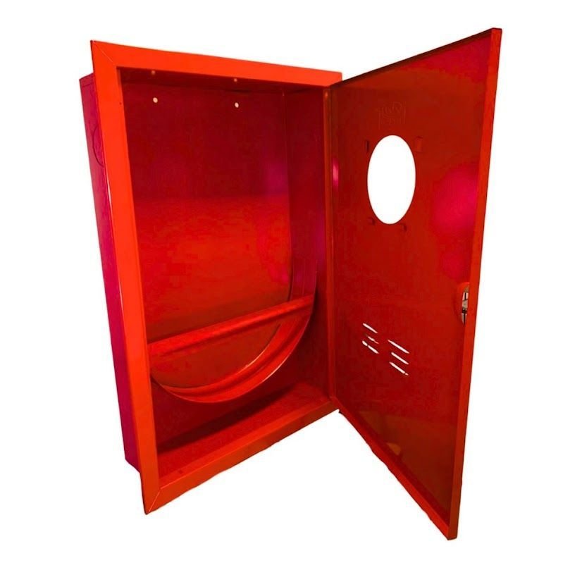 Abrigo 2 Mangueira Incêndio Embutir Chapa de Aço 90x80x17cm - 3