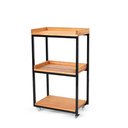 Ver imagem 5 de Carrinho Aparador Bar Café Madeira Maciça Industrial