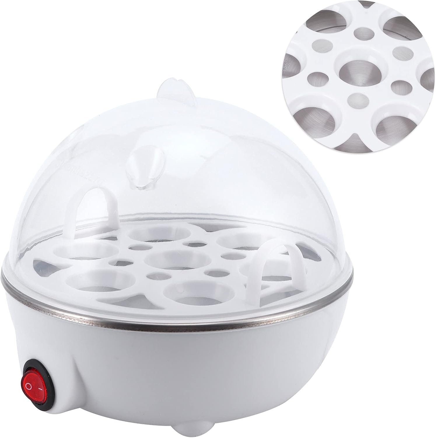 Cozedor Elétrico a Vapor Ovos Egg Cooker 220v 350w (branco) - 8