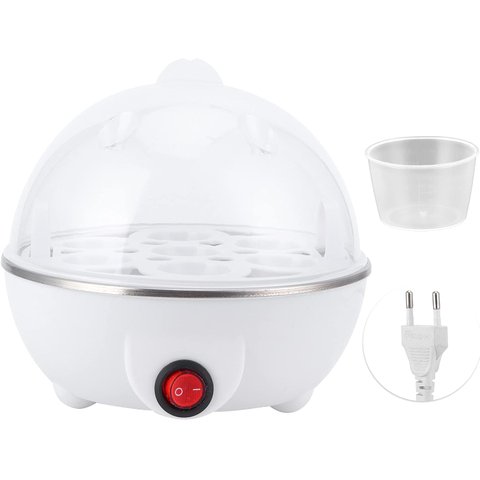 Cozedor Elétrico a Vapor Ovos Egg Cooker 220v 350w (branco)