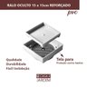 Ralo Oculto 15x15 Invisível Seca Piso Porcelanato Cinza Pvc - 5