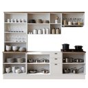 Ver imagem 3 de Cozinha Completa 12PTS 3GAVS s/Tpo Iluminata Branco/Ebano