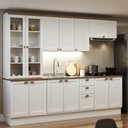 Ver imagem 1 de Cozinha Completa 12PTS 3GAVS s/Tpo Iluminata Branco/Ebano
