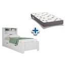 Ver imagem 1 de Colchão Solteiro Light D33 Ortobom + Cama Invicta c/ 2 Gavetas Branco