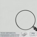 Ver imagem 7 de 1 Cadeira Noronha Aluminio Micro Pintura Preta, Tr. Telinha Corda Nautica Grafite, Estofado - Cinza