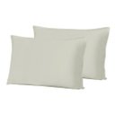 Ver imagem 1 de Kit Fronha Döhler Dakota 140 Fios 2 Peças Kit Fronha Döhler Dakota 140 Fios Cinza Claro 2 Peças