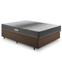 Ver imagem 2 de Base Box Baú 138x188 Linho  com Colchão Dual Firm Espuma Ecoflex