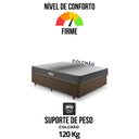 Ver mais imagens de Base Box Baú 138x188 Linho  com Colchão Dual Firm Espuma Ecoflex