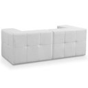 Ver imagem 5 de Sofá 2 Lugares para Sala Living Modular 176cm Lancaster F04 Bouclê Branco - Lyam Decor