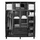 Ver imagem 3 de Guarda-roupa Casal Campo Grande 8 Portas 2 Gavetas com Espelho Imbuia - Rodmoveis