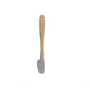 Ver imagem 1 de Jogo 2 Meia Espát Retas Silicone Cabo Bambu 21 Cm Mimo Style